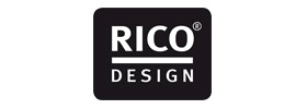 Rico Design -merkin ompelutarvikkeita